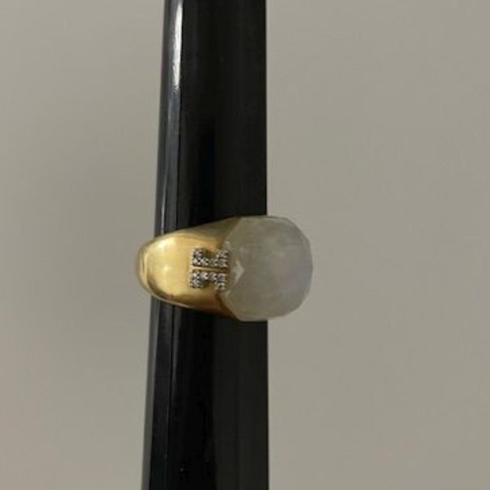 Ivanka Trump 18K gold Metropolis Rainbow Moonstone Ring - Picture 4 of 8